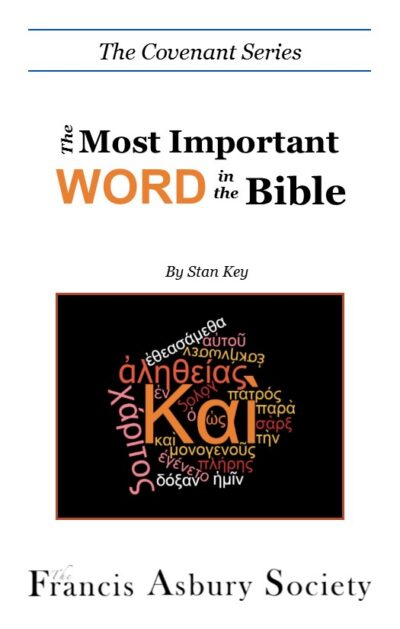 The Most Important Word in the Bible