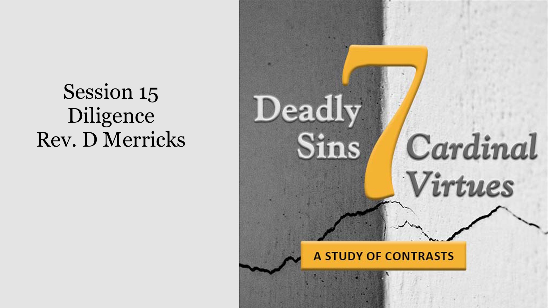 7 Deadly Sins vs. 7 Cardinal Virtues: Diligence