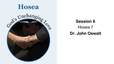 Hosea Bible Study: Hosea 7